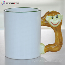 sublimation Animal blank mug monkey